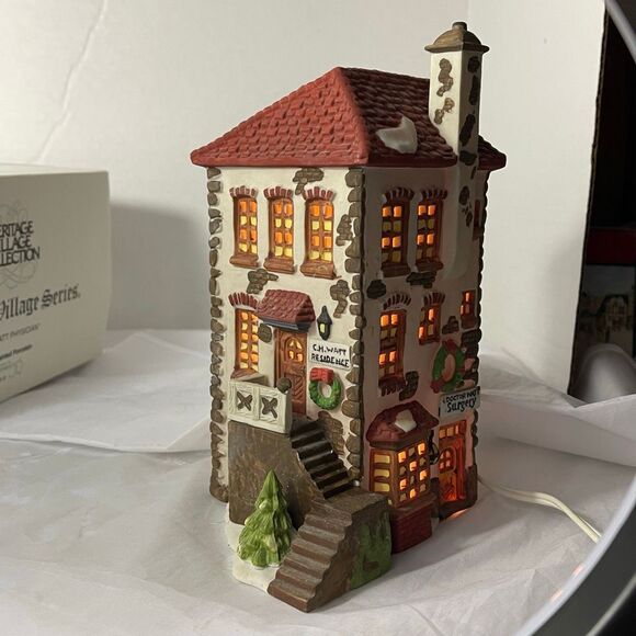 Department 56 “C.H.Watt Physician”building from the Dicken’s Village Series. - Picture 2 of 9